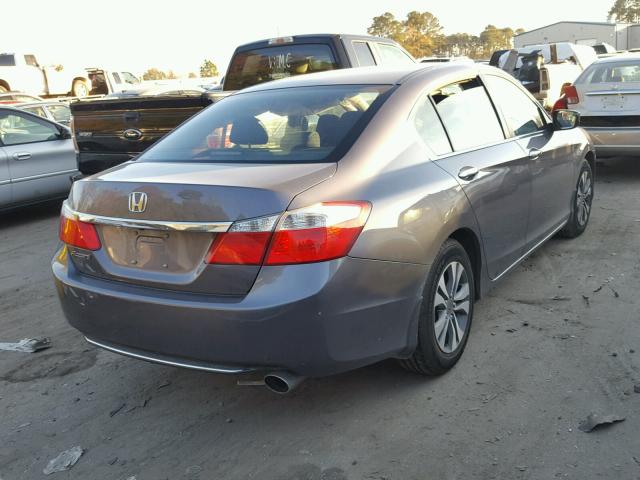 1HGCR2F37EA185554 - 2014 HONDA ACCORD LX BLACK photo 4