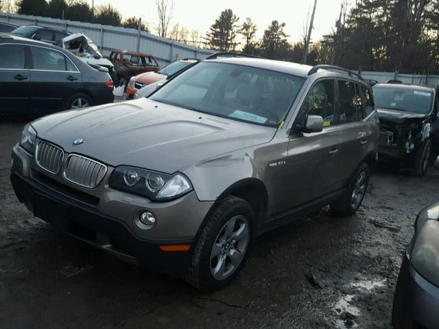 WBXPC93487WF09081 - 2007 BMW X3 3.0SI GRAY photo 2