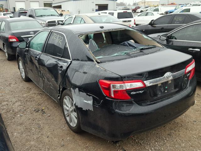 4T4BF1FK4CR205695 - 2012 TOYOTA CAMRY BASE BLACK photo 9