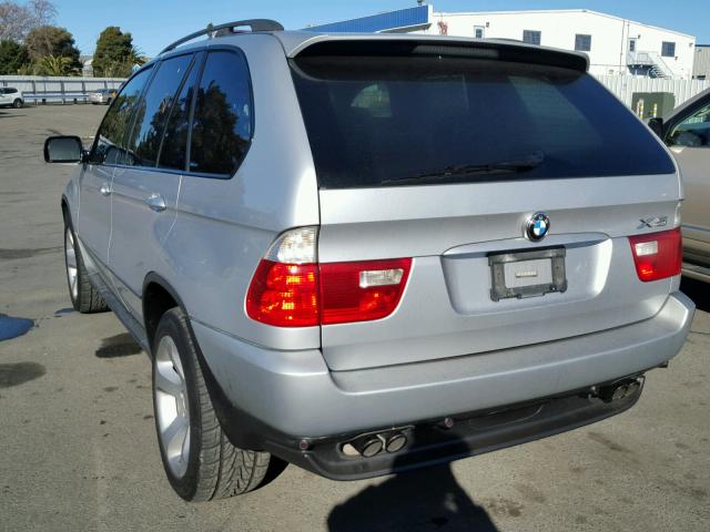 5UXFB53526LV29299 - 2006 BMW X5 4.4I SILVER photo 3