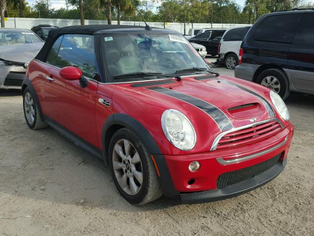 WMWRH33576TL93492 - 2006 MINI COOPER S RED photo 1