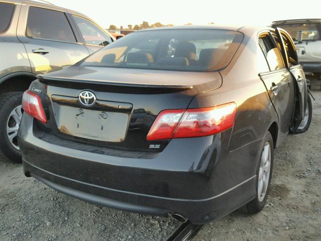 4T1BE46K79U392177 - 2009 TOYOTA CAMRY BASE BLACK photo 4