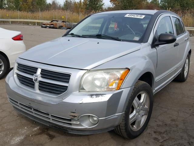 1B3HB48B48D552780 - 2008 DODGE CALIBER SX SILVER photo 2