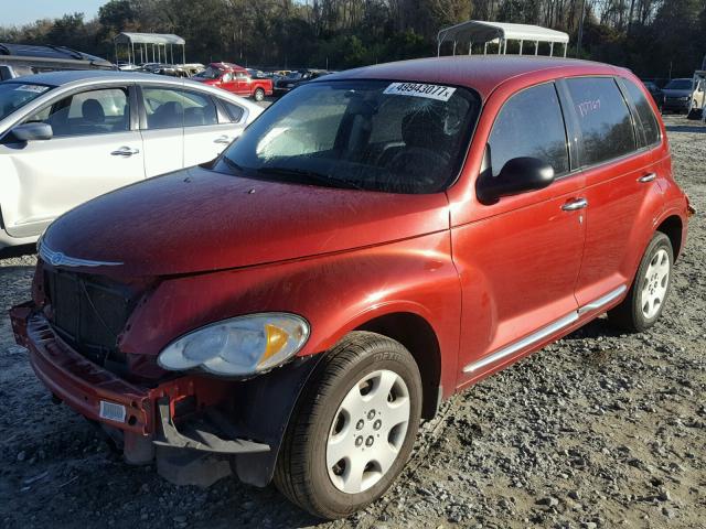 3A8FY48B38T131317 - 2008 CHRYSLER PT CRUISER RED photo 2