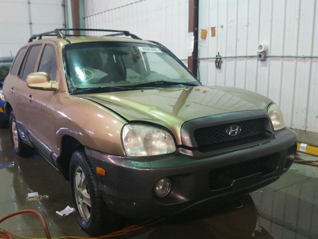 KM8SC73D23U482079 - 2003 HYUNDAI SANTA FE G TAN photo 1