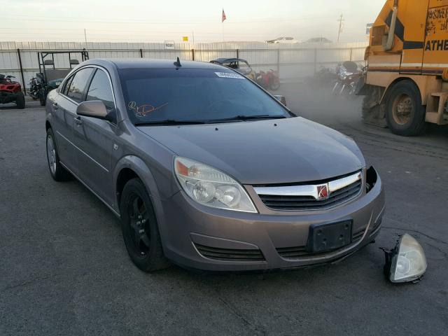 1G8ZS57BX8F227074 - 2008 SATURN AURA XE BROWN photo 1