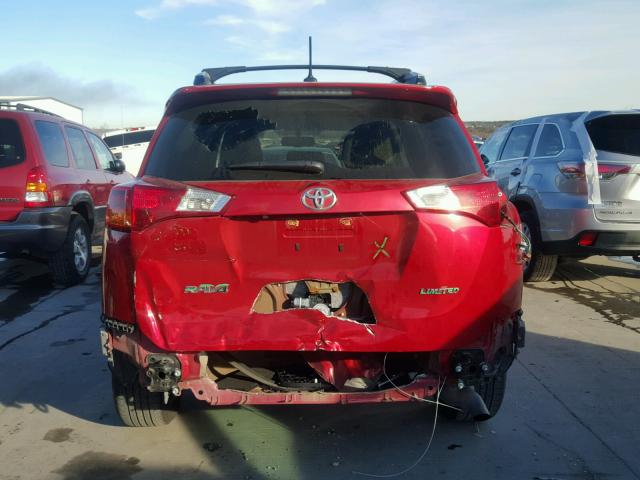 2T3YFREV0DW051011 - 2013 TOYOTA RAV4 LIMIT RED photo 9