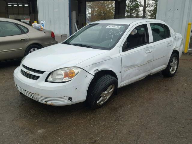 1G1AT58H697283178 - 2009 CHEVROLET COBALT LT WHITE photo 2