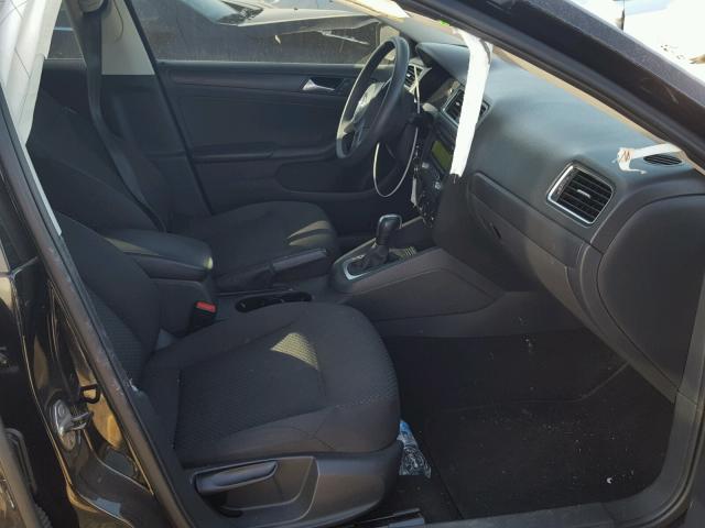 3VW2K7AJ0EM307480 - 2014 VOLKSWAGEN JETTA BASE BLACK photo 5