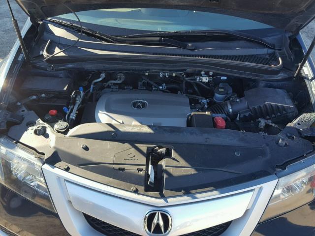 2HNYD2H33CH515215 - 2012 ACURA MDX TECHNO BLUE photo 7