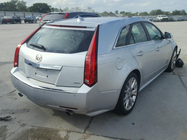 1G6DP8EV8A0114722 - 2010 CADILLAC CTS PREMIU SILVER photo 4