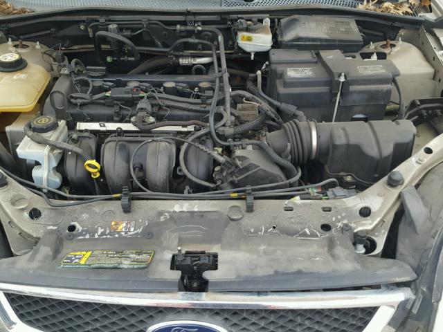 1FAFP34N36W154131 - 2006 FORD FOCUS ZX4 GOLD photo 7