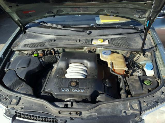 WVWRH63B13P112706 - 2003 VOLKSWAGEN PASSAT GLX GREEN photo 7