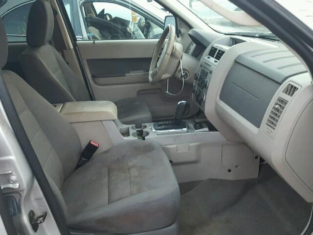 1FMCU49399KA34120 - 2009 FORD ESCAPE HYB GRAY photo 5