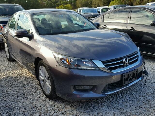 1HGCR2F83FA174581 - 2015 HONDA ACCORD EXL GRAY photo 1