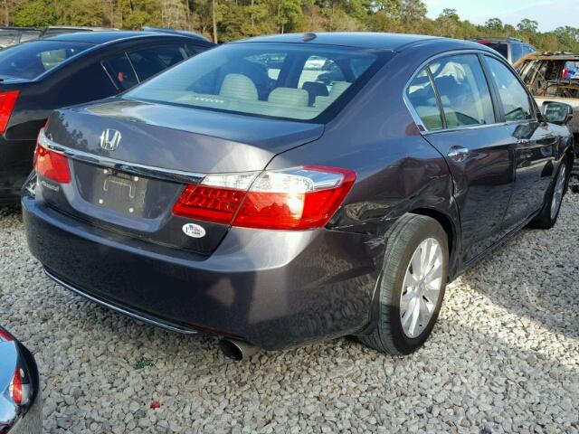 1HGCR2F83FA174581 - 2015 HONDA ACCORD EXL GRAY photo 4