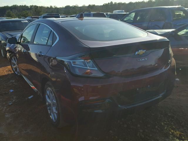 1G1RB6S50HU101176 - 2017 CHEVROLET VOLT PREMI RED photo 3