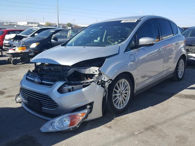 1FADP5CU2EL507776 - 2014 FORD C-MAX PREM SILVER photo 2