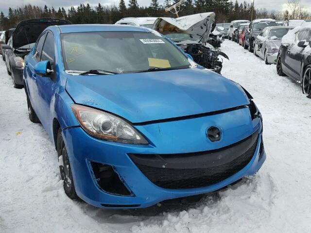 JM1BL1SF7A1320516 - 2010 MAZDA 3 I BLUE photo 1