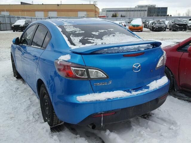 JM1BL1SF7A1320516 - 2010 MAZDA 3 I BLUE photo 3