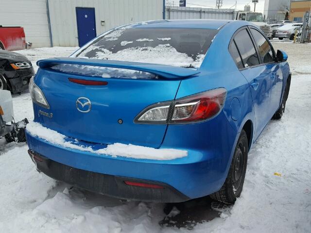 JM1BL1SF7A1320516 - 2010 MAZDA 3 I BLUE photo 4