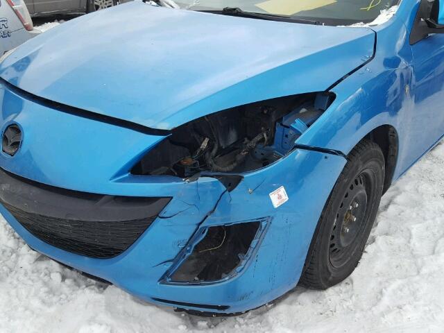 JM1BL1SF7A1320516 - 2010 MAZDA 3 I BLUE photo 9