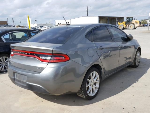 1C3CDFBA5DD139781 - 2013 DODGE DART SXT GRAY photo 4