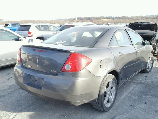 1G2ZG58N274176555 - 2007 PONTIAC G6 BASE GRAY photo 4