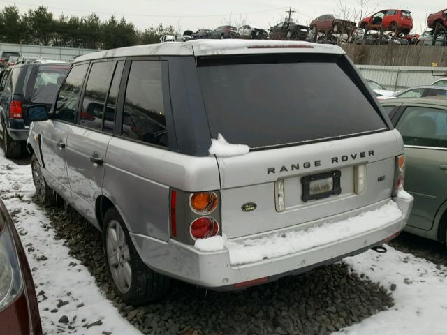 SALME11434A164166 - 2004 LAND ROVER RANGE ROVE SILVER photo 3