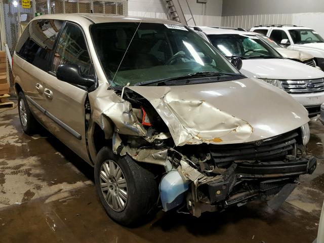 1A4GJ45R07B247764 - 2007 CHRYSLER TOWN & COU TAN photo 1