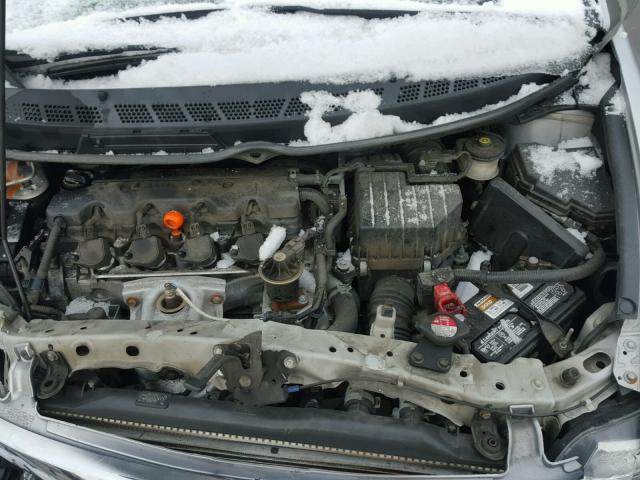 2HGFA16558H333092 - 2008 HONDA CIVIC LX SILVER photo 7