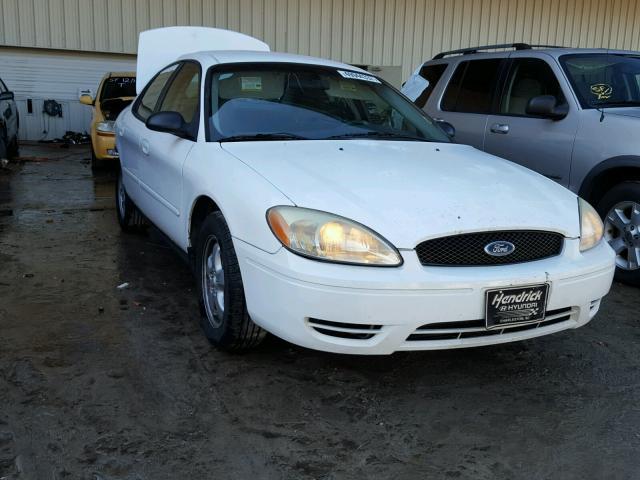 1FAFP53U87A184289 - 2007 FORD TAURUS SE WHITE photo 1