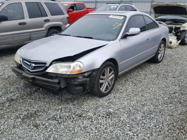 19UYA42461A020743 - 2001 ACURA 3.2CL SILVER photo 2