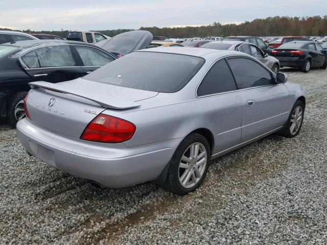 19UYA42461A020743 - 2001 ACURA 3.2CL SILVER photo 4