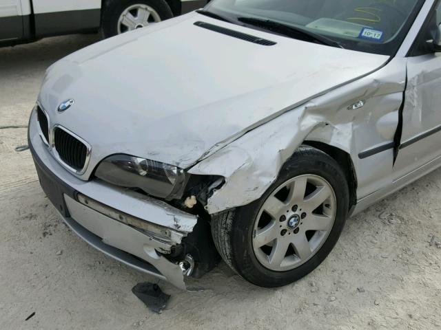 WBAET37443NJ40287 - 2003 BMW 325 I SILVER photo 9