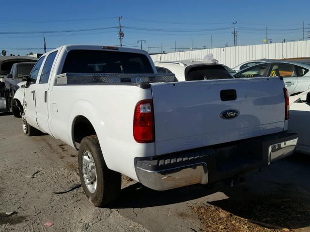 1FT8W3AT4BEC37818 - 2011 FORD F350 SUPER WHITE photo 3