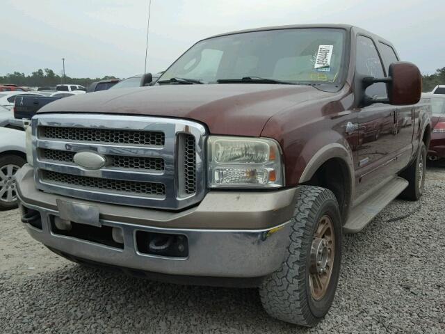 1FTSW21P46ED03082 - 2006 FORD F250 SUPER BROWN photo 2