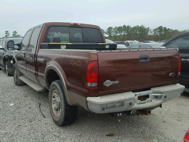 1FTSW21P46ED03082 - 2006 FORD F250 SUPER BROWN photo 3