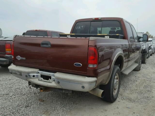 1FTSW21P46ED03082 - 2006 FORD F250 SUPER BROWN photo 4