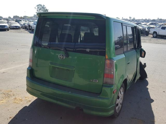 JTLKT324664077222 - 2006 TOYOTA SCION XB Yaşıl foto 4