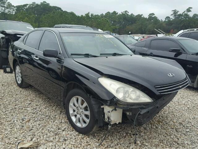 JTHBA30G245006216 - 2004 LEXUS ES 330 BLACK photo 1