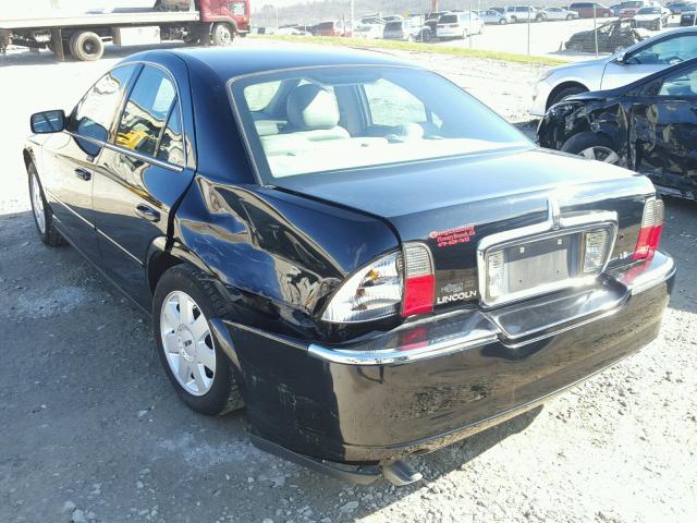 1LNHM86S94Y676304 - 2004 LINCOLN LS BLACK photo 3