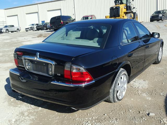 1LNHM86S94Y676304 - 2004 LINCOLN LS BLACK photo 4