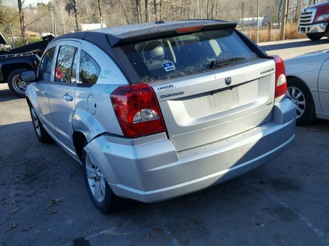 1B3CB4HAXAD662787 - 2010 DODGE CALIBER SX SILVER photo 3