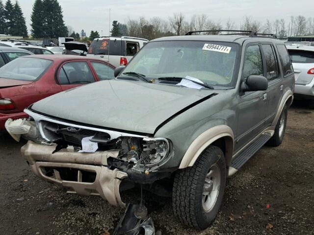 1FMZU34E1XZB59713 - 1999 FORD EXPLORER GREEN photo 2