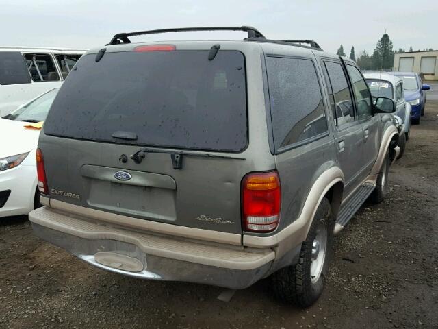 1FMZU34E1XZB59713 - 1999 FORD EXPLORER GREEN photo 4