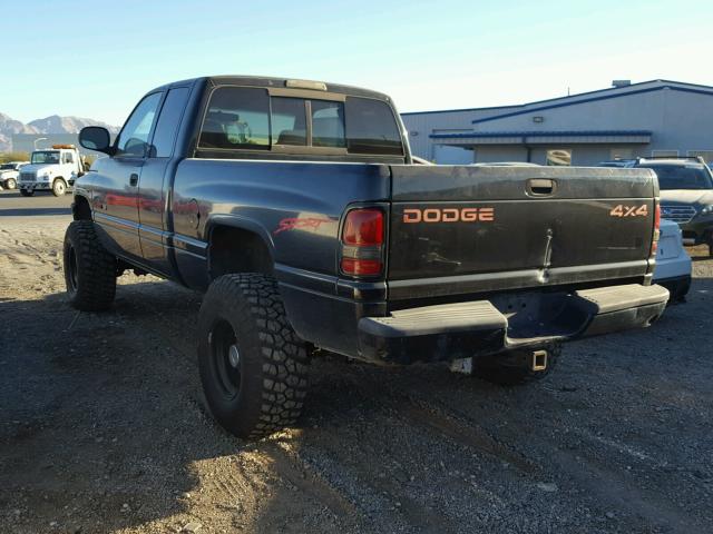 1B7KF23W7WJ129813 - 1998 DODGE RAM 2500 BLACK photo 3