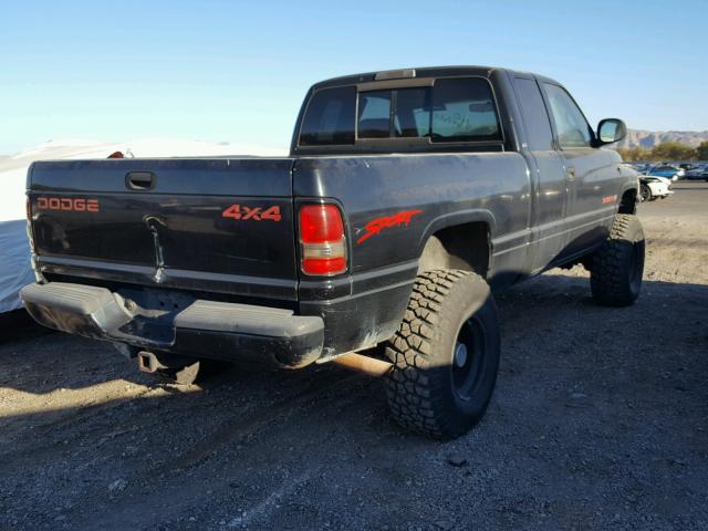 1B7KF23W7WJ129813 - 1998 DODGE RAM 2500 BLACK photo 4