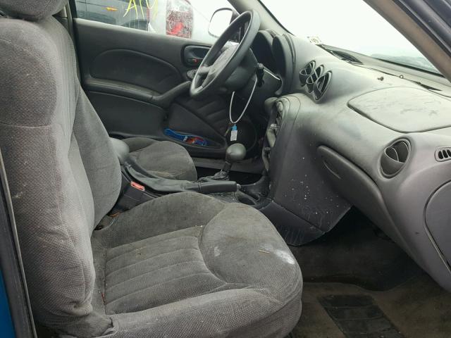 1G2NF52TXYC539135 - 2000 PONTIAC GRAND AM S 蓝色 照片 5