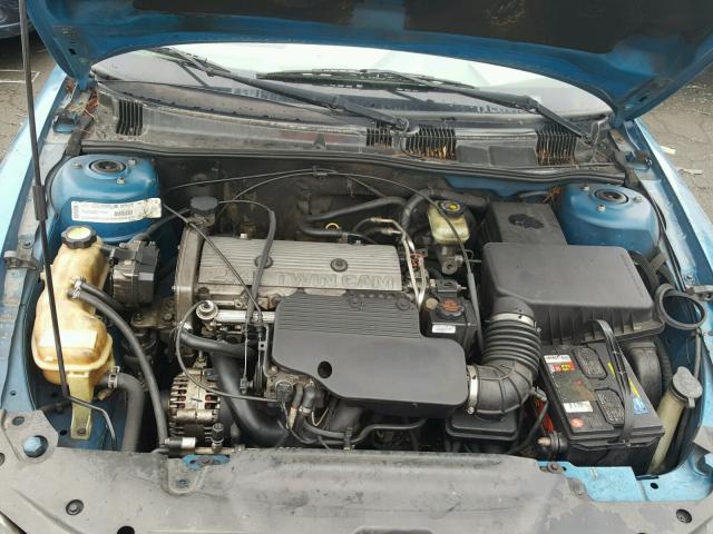 1G2NF52TXYC539135 - 2000 PONTIAC GRAND AM S 蓝色 照片 7